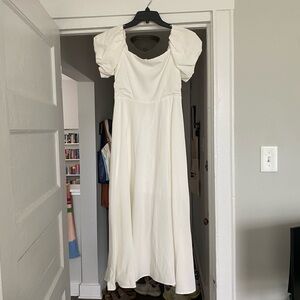 ASTR the label white midi dress!